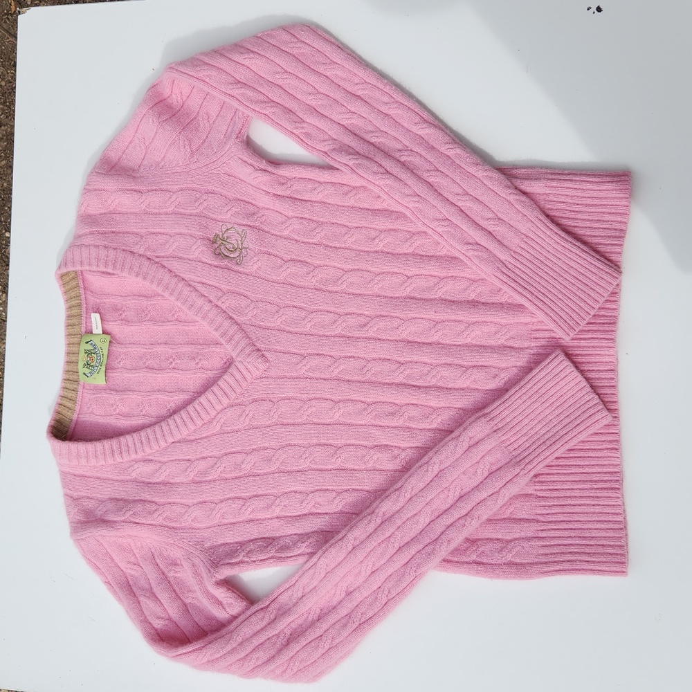Juicy Couture Wool & Rabbit Hair Pink Sweater